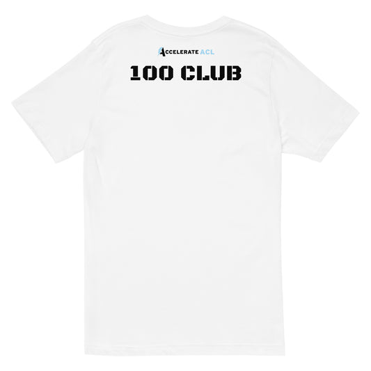 100 Club - Unisex Short Sleeve V-Neck T-Shirt