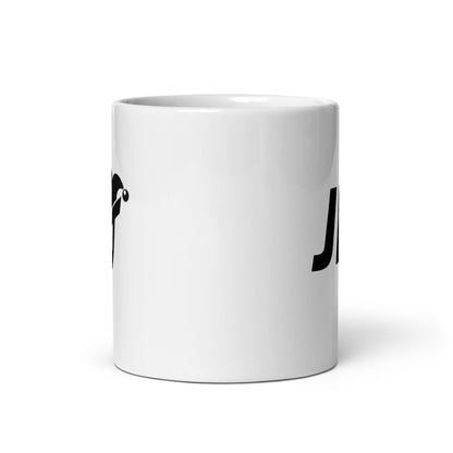 JJSS White glossy mug