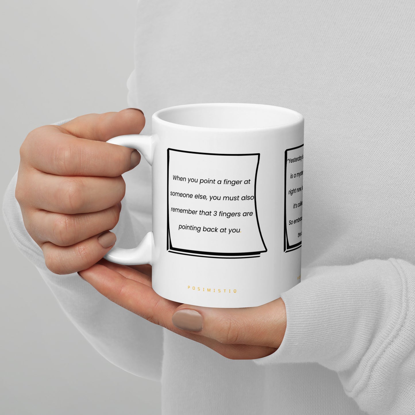 Posimistiq - Start the Day Strong - Mug