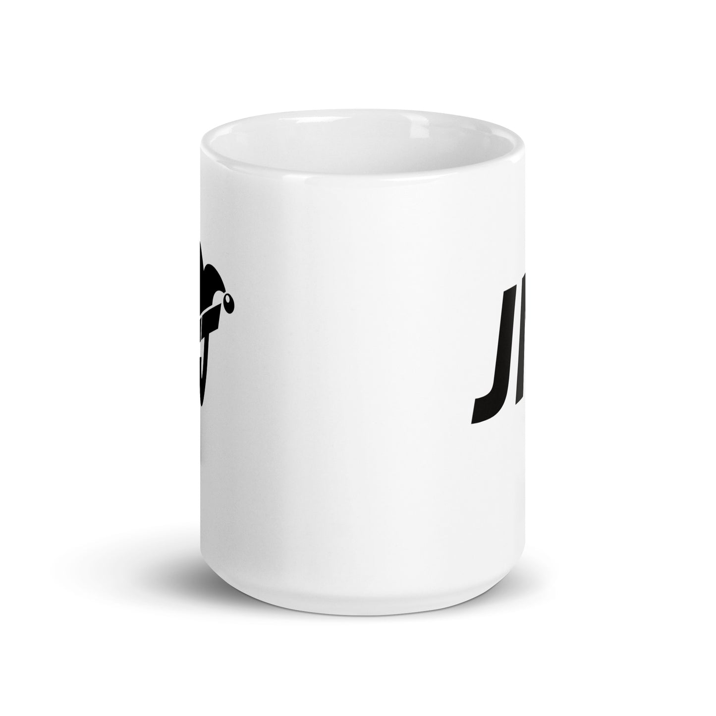 JJSS White glossy mug