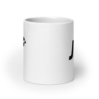 JJSS White glossy mug