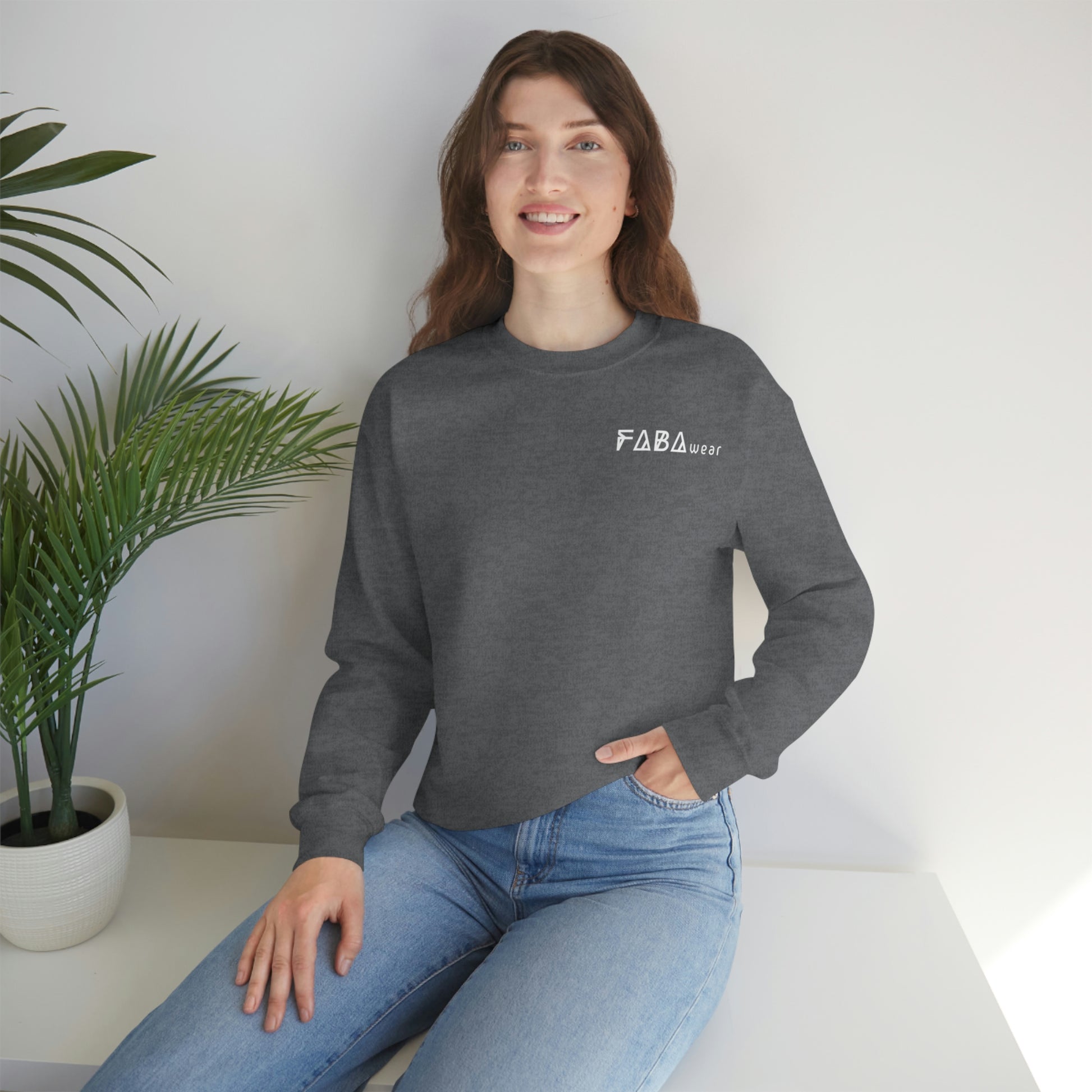 FABA - Unisex Crewneck Sweatshirt Dark Grey