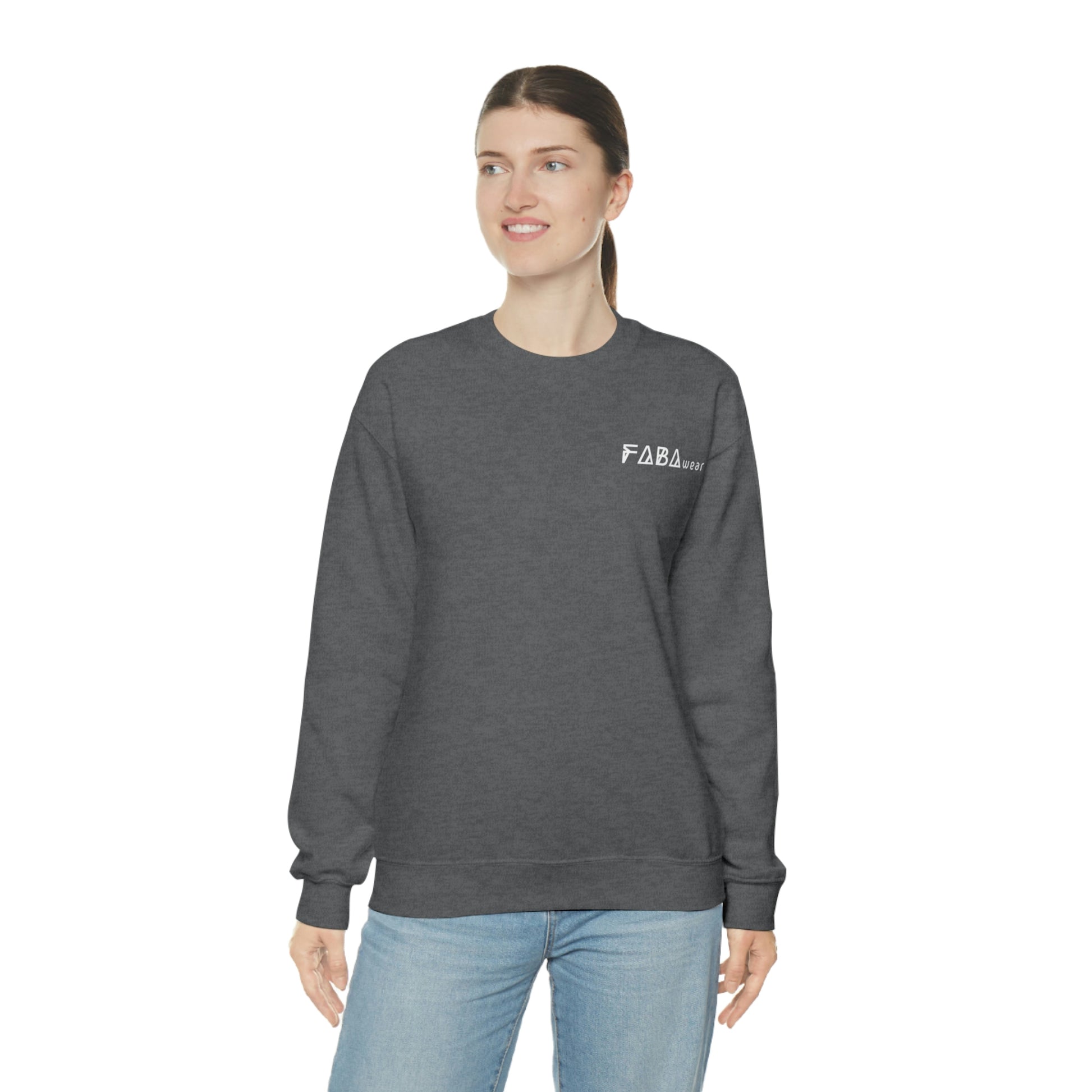 FABA - Unisex Crewneck Sweatshirt Dark Grey