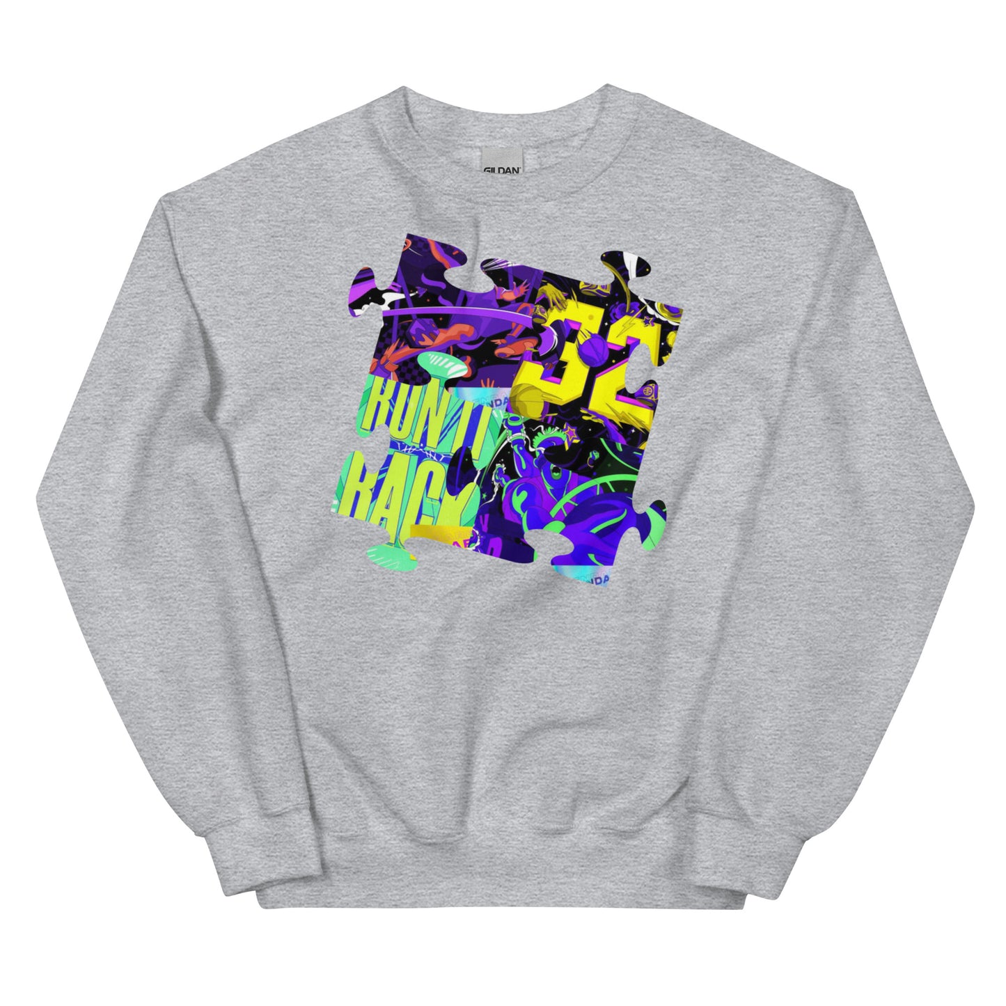 Pack Art Puzzle Unisex Sweatshirt